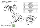 Фаркоп Leader Plus V202-A Volvo XC70 с 2007 г.в.
