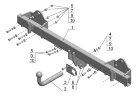 Фаркоп Avtos BM 01 для BMW X5 06.2000-12.2006 кросовер