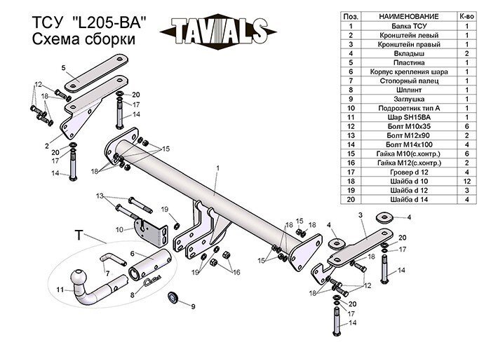 Фаркоп «TAVIALS» с быстросъемным шаром L205-BA для Land Rover Freelander 2 2006-2015 без выреза бампера. Нагрузки 1000/75 кг. Электрика в комплекте. Фаркоп «TAVIALS» с быстросъемным шаром L205-BA для Land Rover Freelander 2 2006-2015 без выреза бампера. Нагрузки 1000/75 кг. Электрика в комплекте.