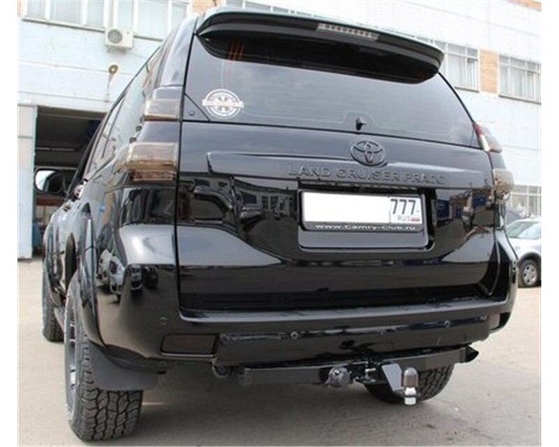 Фаркоп Bizon FA 0602-E на Land Cruiser Prado 120/150, Lexus GX 470 J120 2003-2009 без подрезки бампера. Нагрузки 3300/120 кг. Под американский квадрат