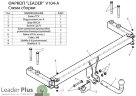 Фаркоп Leader Plus V104-A Volkswagen Passat B5 седан 1996-2005 г.в. Фаркоп Leader Plus V104-A Volkswagen Passat B5 седан 1996-2005 г.в.
