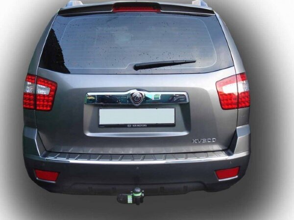 Фаркоп Leader Plus K118-A Kia Mohave 2009-. Требуется вырез в бампере. Нагрузки 1500/75 кг.