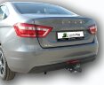 ТСУ Leader Plus T-VAZ-41A для LADA VESTA (седан, универсал) 2015-.  Без подрезки бампера. Тип шара: А. Нагрузки: 1200/50 кг.