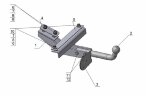 Фаркоп Avtos HY 14 для HYUNDAI Matrix 2004-2010 минивен