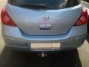 Фаркоп Avtos NS 23 для NISSAN Tiida седан/хетчбек 2007-2014. Требуется подрезка бампера. Тип шара: A. Нагрузки: 1000/75 кг. 
